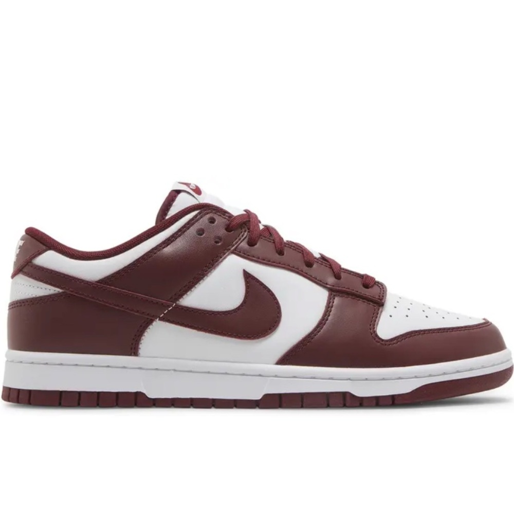 Nike Burgundy and White Athletic Shoes